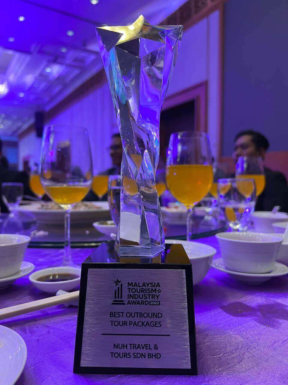 Nuh Travel di Malaysia Tourism Industry Award 2022