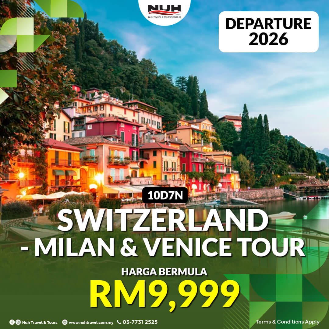 Pakej Switzerland Milan & Venice