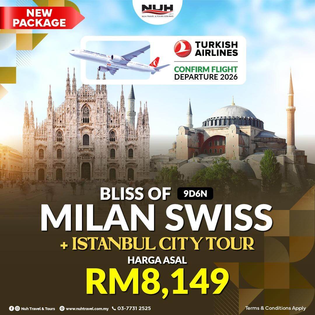 Pakej Swiss Milan & Istanbul