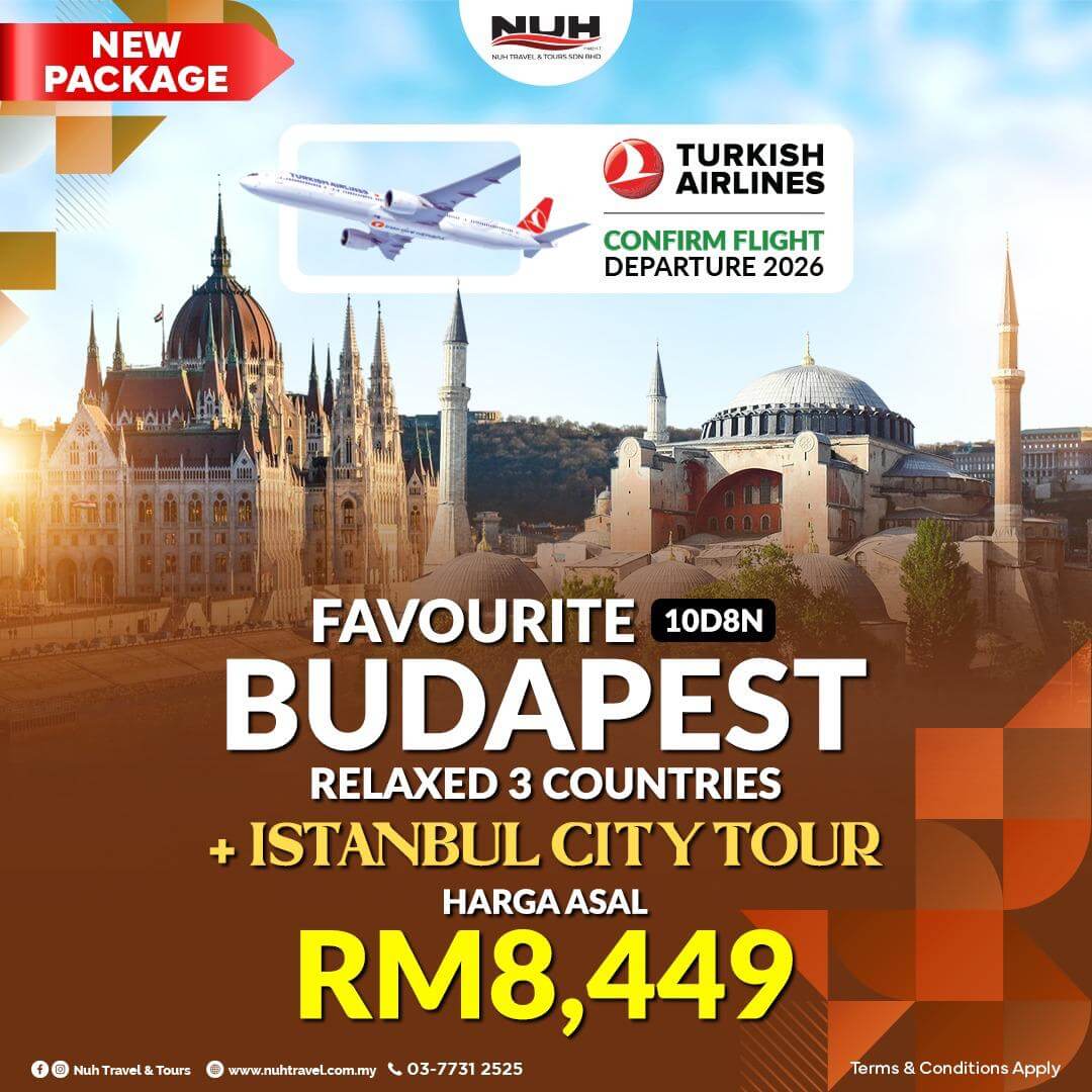 Pakej Balkan Budapest & Istanbul