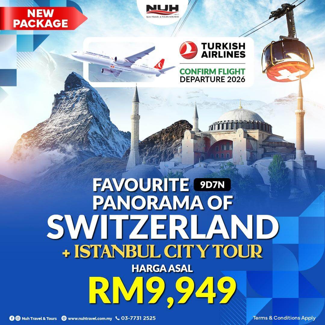 Pakej Switzerland & Istanbul