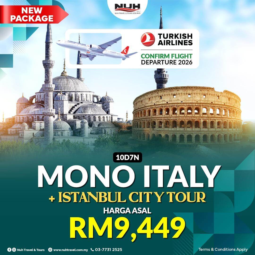 Pakej Italy & Istanbul