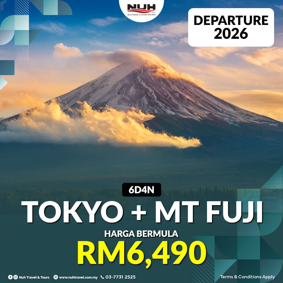 Pakej Tokyo & Mt Fuji