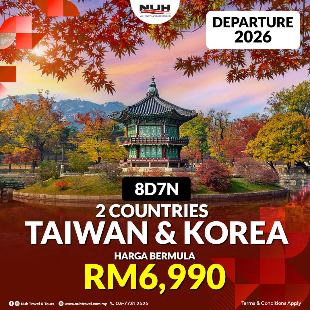 Pakej Taiwan dan Korea