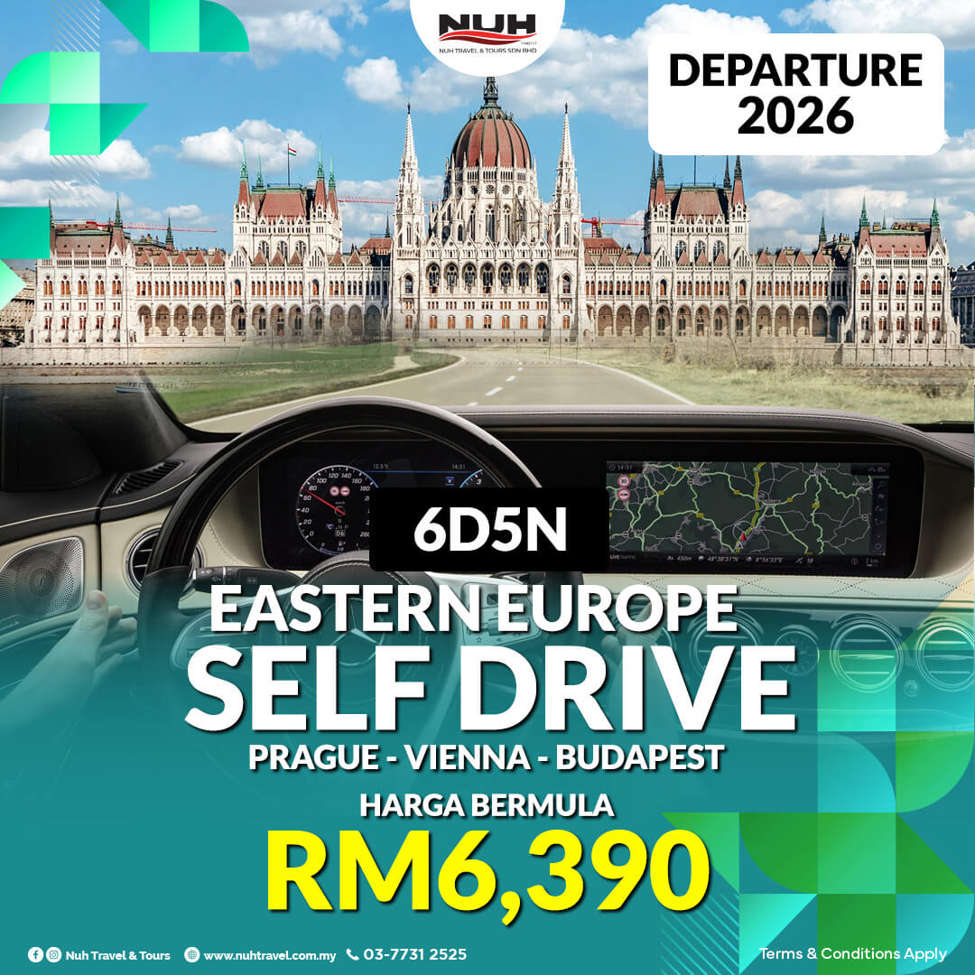 Pakej Eastern Europe (Prague, Vienna & Budapest)