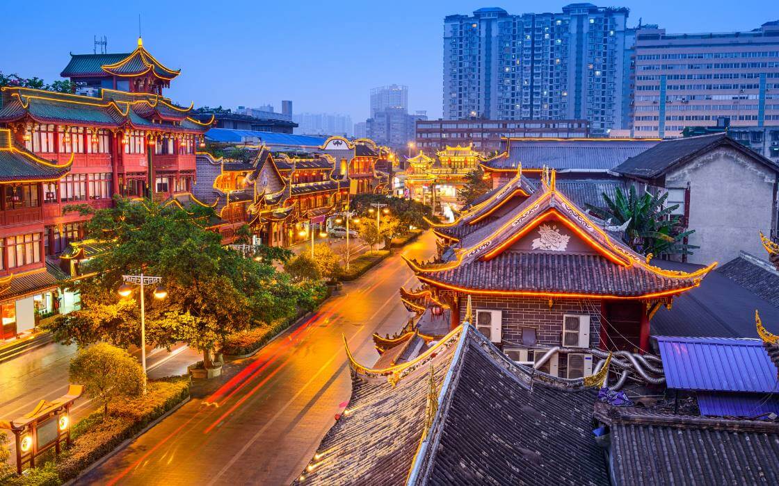 Pakej ke Chongqing Chengdu