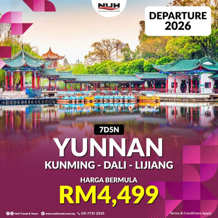 7D5N YUNNAN - KUNMING - DALI - LIJIANG