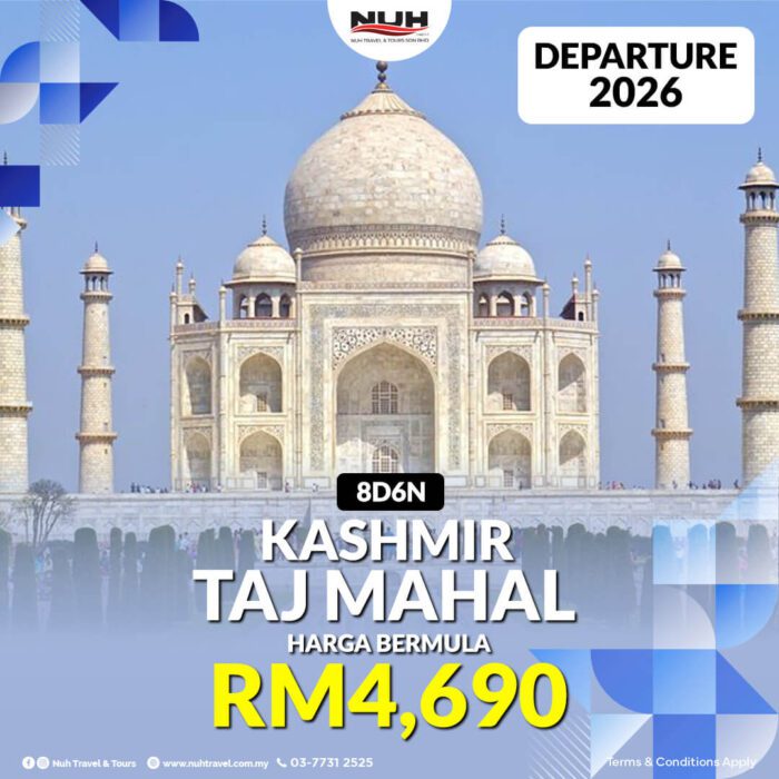 8D6N KASHMIR TAJ MAHAL