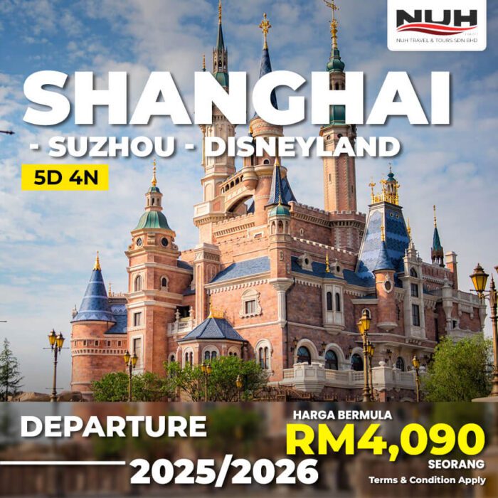 5D4N SHANGHAI - SUZHOU - DISNEYLAND