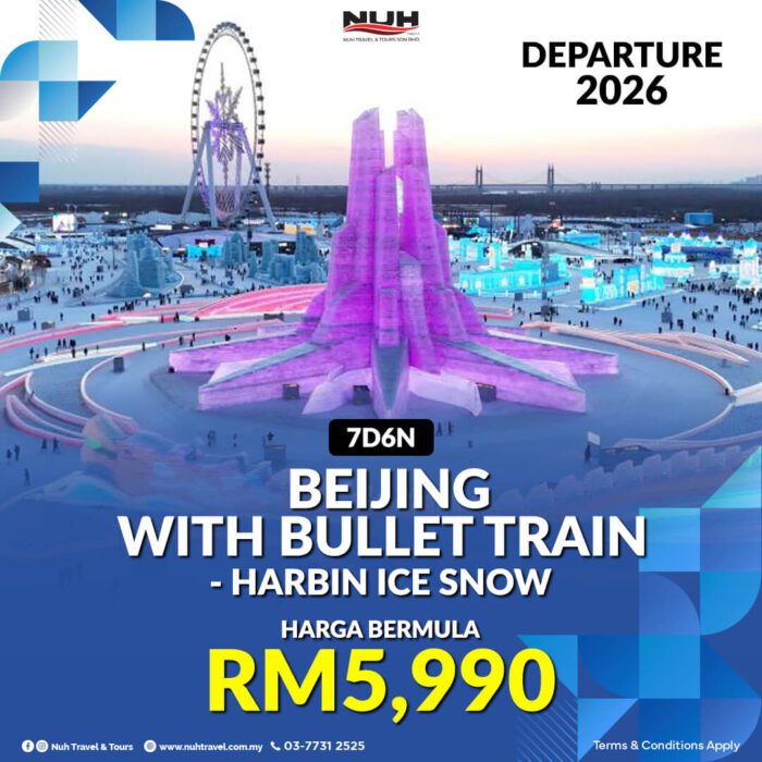 7D6N BEIJING WITH BULLET TRAIN - HARBIN ICE SNOW