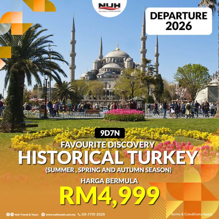 9D7N FAVOURITE DISCOVERY HISTORICAL TURKEY (SUMMER , SPRING AND AUTUMN SEASON)