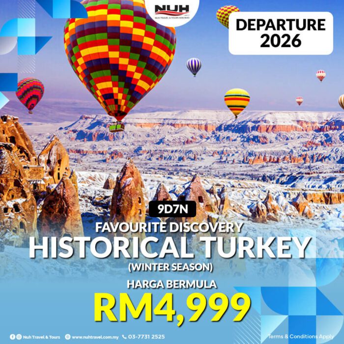 9D7N FAVOURITE DISCOVERY HISTORICAL TURKEY (WINTER SEASON)
