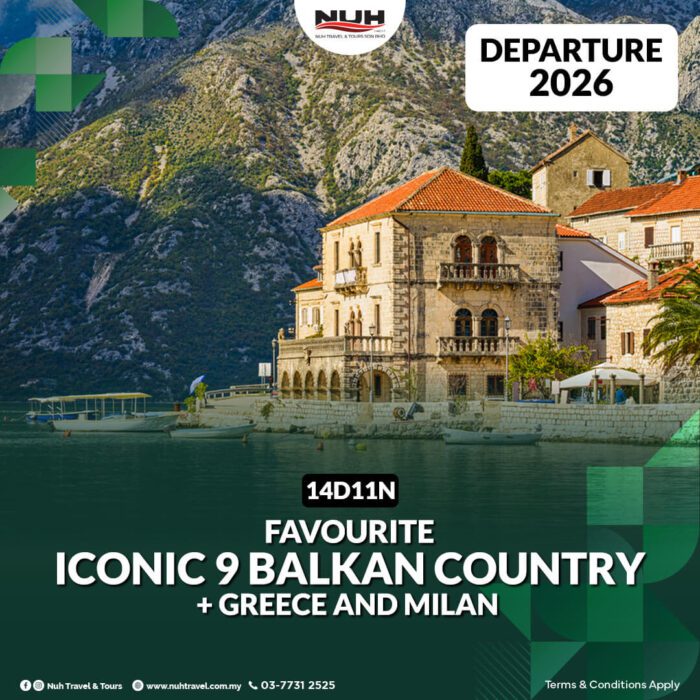 14D11N FAVOURITE ICONIC 9 BALKAN COUNTRY + GREECE AND MILAN no price