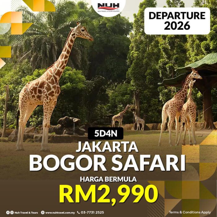 5D4N JAKARTA BOGOR SAFARI