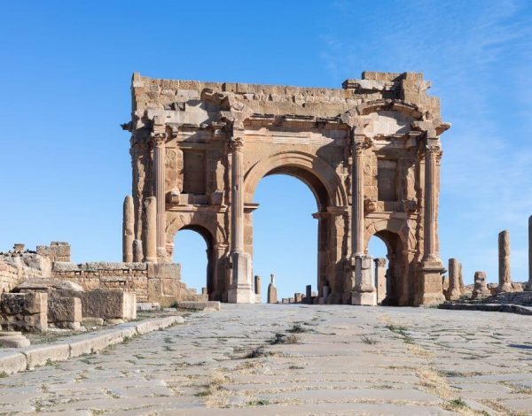 Arch of Trajan, Timgad, Ancient Thamugadi, Near Batna, Algeria
