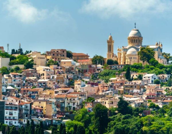 Notre Dame d'Afrique, a Roman Catholic basilica in Algiers, Algeria